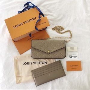 Louis Vuitton Pochette Felicie Beige